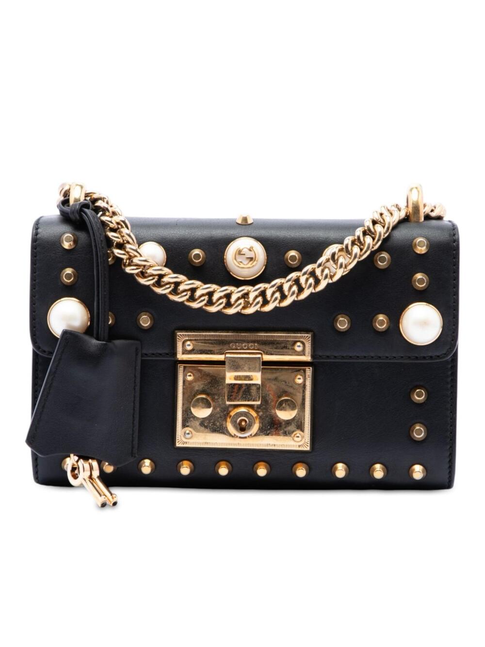 Gucci Small Pearl Studded Leather #356746G73B